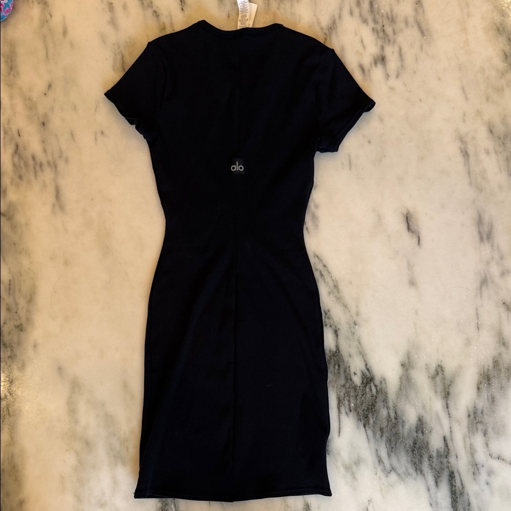 ALO Yoga Black Mini Dress